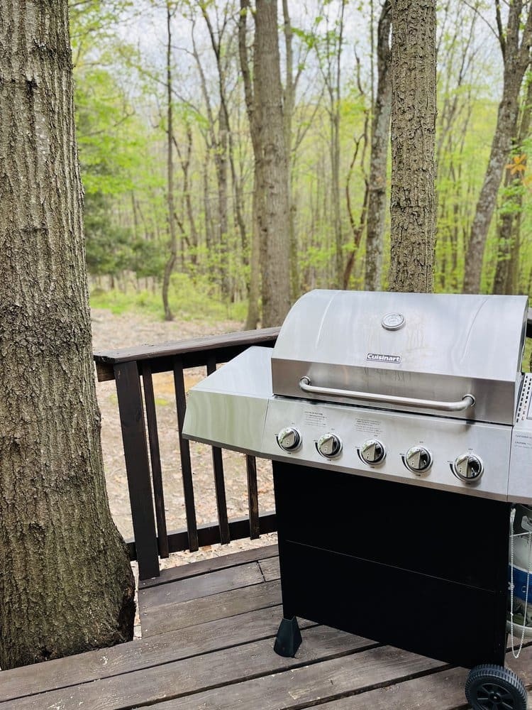 Make your favorite meal on the outdoor gas grill. And for convenience, we provide the propane.